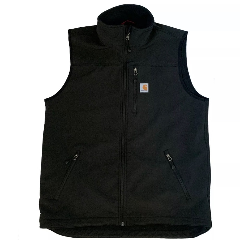 Carhartt Black Denwood Vest Sz Lg Tall